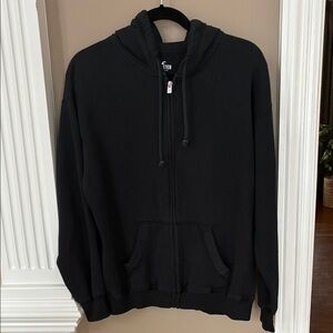 Hollister Black Zip Up Hoodie Women’s Size Small